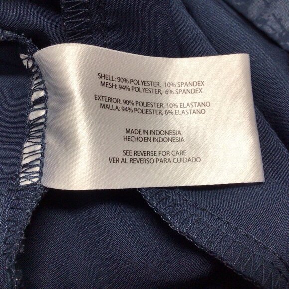 Orvis Women's Pull-On Travel Skort Embossed Print Blue Size Medium - Picture 6 of 9